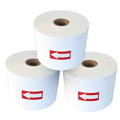 紙幅80mm 80×82m×1インチ ミシン目5：5 券売機・食券機ロール紙 【10巻】 【沖縄・離島 お届け不可】