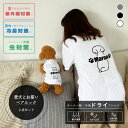 犬とペアルック 2点セット ベーシック 名入れ 半袖ドライTシャツ＆犬服 タンクトップ ミックス犬対応 ペット服 夏服 春服 ギフト プレゼント pair-tt