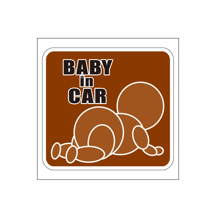 ☆ 赤ちゃん ステッカー BABY IN CAR ブ
