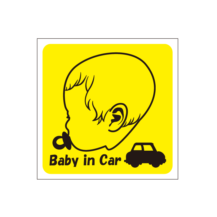 ☆ 赤ちゃん ステッカー Baby in Car ス
