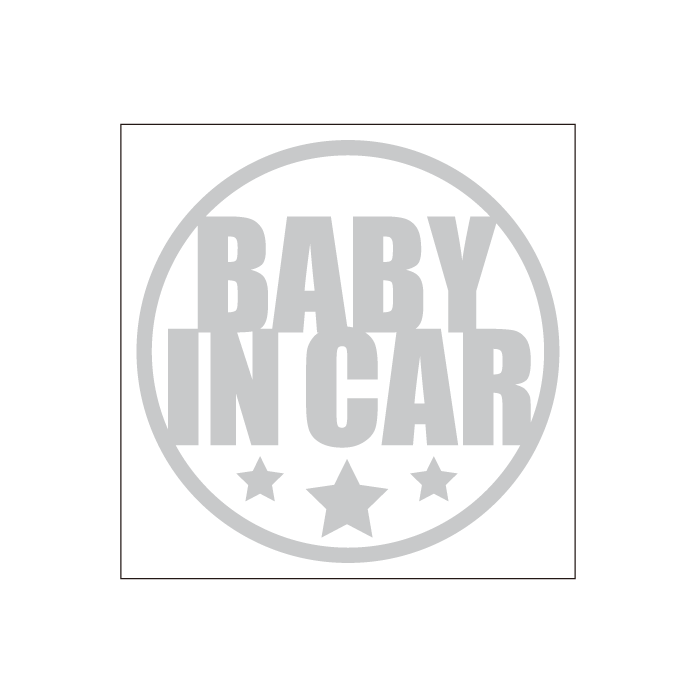 ☆ 赤ちゃん ステッカー BABY IN CAR ス