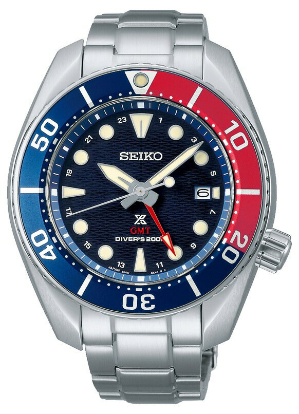 【国内正規品】 SEIKO セイコー SBPK005 PROSPEX Diver Scuba 200m潜水用防水 GMT機能 ソーラーモデル 腕時計 - 199208 [3760]