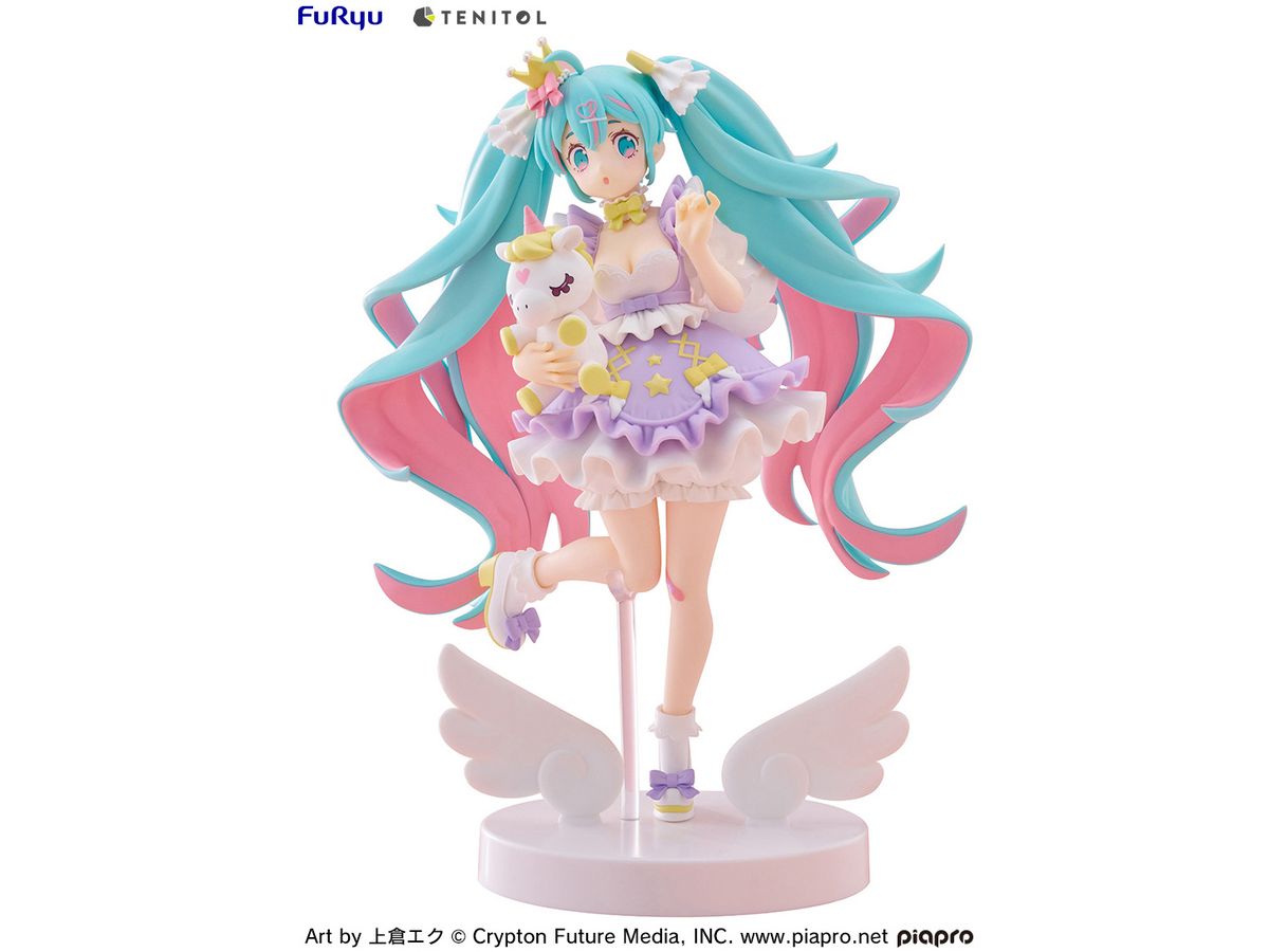 Rakuten - ★数量限定★ TENITOL 初音ミク 夢かわプリンセス ラベンダーver. 塗装済み完成品フィギュア - 434328 [7510]