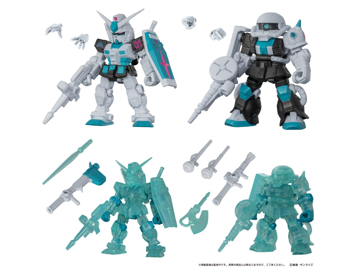 樂天商城 - ★数量限定★ 機動戦士ガンダム MOBILE SUIT ENSEMBLE 初音ミク color Ver. 組立式彩色済可動フィギュア 10個入りBOX - 430266 [6533]