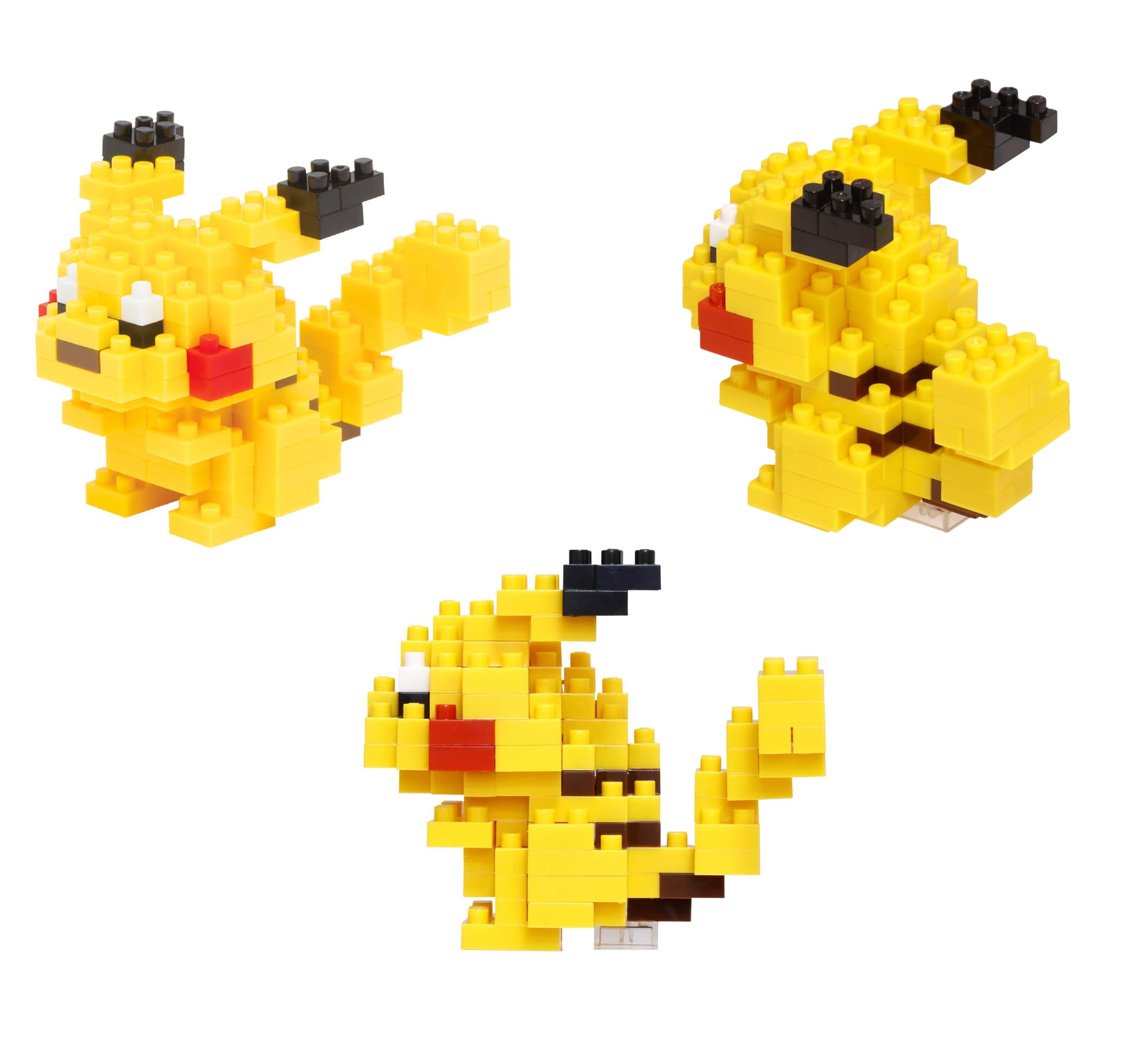 everyshopのnanoblock ナノブロック ポケットモンスター ピカチュウ フシギダネ ゼニガメ ゆうパケット｜アングル2
