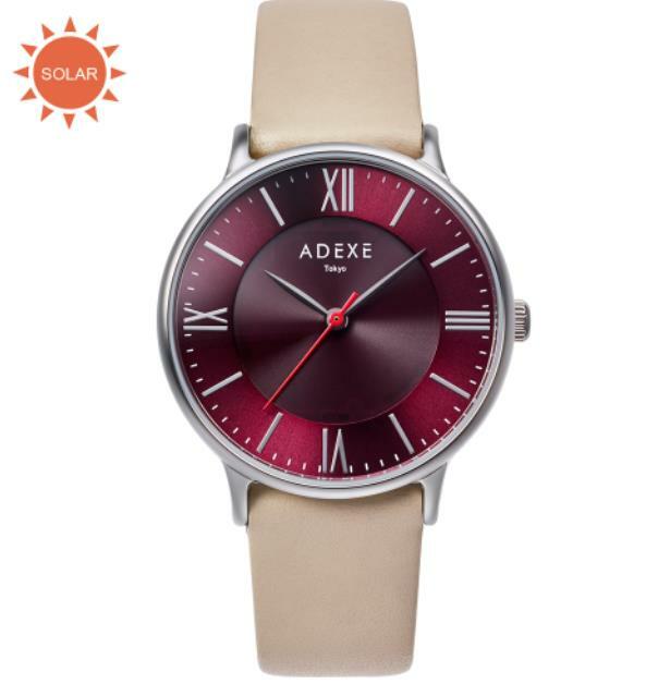 ★訳アリ特価★[インデックス外れ]　ADEXE アデクス 腕時計 ソーラーウォッチ 日本限定 TOKYO 時計1870E-03　レディース ユニセックス [3529]