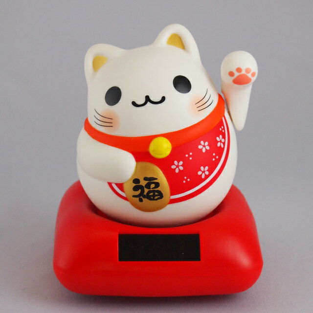 Rakuten - まるまる幸せ 招き猫 赤 RC-15 (0489)