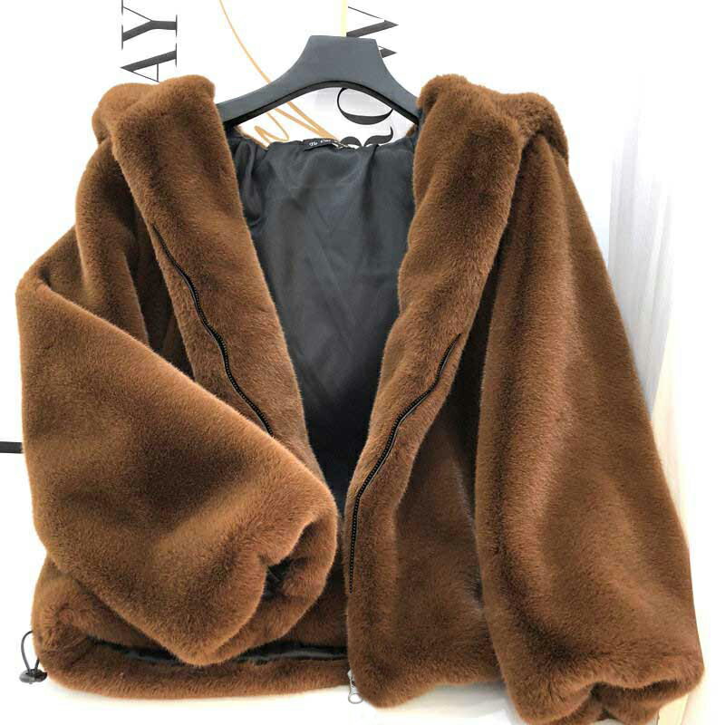 もこもこパーカー ふわふわ コート アウター ...の紹介画像3