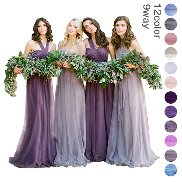 9wayドレス 上品 ロングドレス ウェディングドレス の介添えドレス 編み上げ プリンセス の結婚式 ブラ..