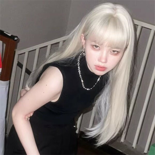 乐天商城 - ウィッグ レディース フルウィッグ ロング 前髪あり 可愛い かわいい 大人用 コスプレ ロリータ ゴスロリ コスチューム 原宿風 仮装 かつら wig Lolita 小顔 文化祭 イベント 学園祭 ハロウィン カツラ