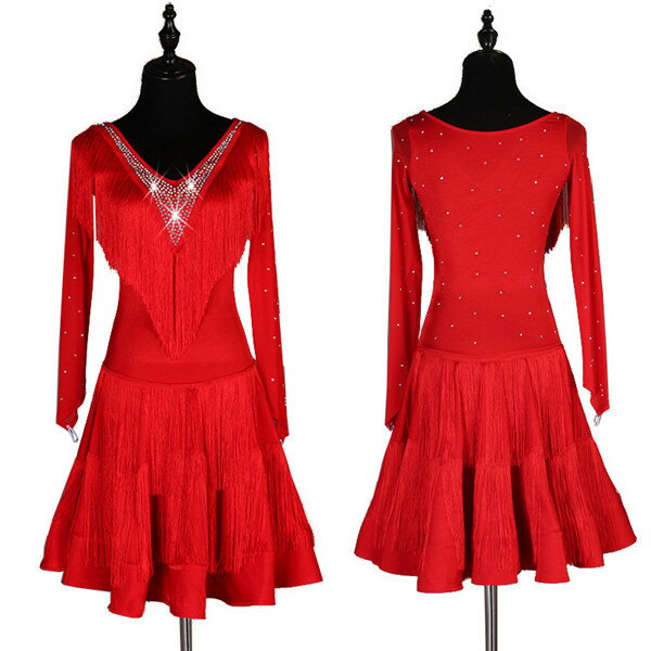 新作 ラテン 衣装 チャチャチャ 社交ダンス ラテン ドレス ワンピース スタンダード ワルツ ラテン ラテン 競技着 練習着 ダンスパーティー 演出 舞台 発表会 コンクール レッド S M L XL 2XL d1163d3d3y7/代引不可
