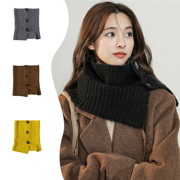 韓国ファッション ふわふわ とろふわな肌触り コンパクト フェイク襟 ...(4)