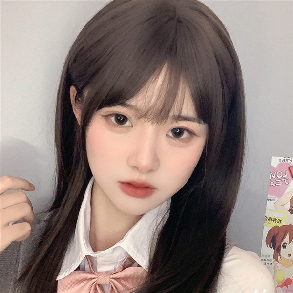 ウィッグ レディース フルウィッグ ぱっつん前髪 前髪あり 可愛い かわいい 大人用 コスプレ ロリータ ゴスロリ コスチューム 原宿風 仮装 超自然 かつら wig4 Lolita 小顔 文化祭 イベント 学園祭 ハロウィン