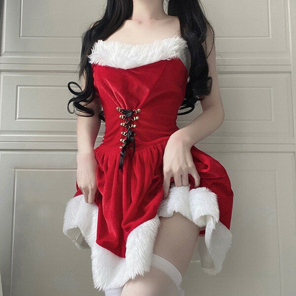 超セクシー 制服 萌えサンタクロース クリスマス コスチューム コスプレ 衣装 かわいい サンタ衣装 レッド セクシー レディース ワンピース パーティー衣装 誘惑 イベント プレゼント 女性用 M L 2L ed003jcjct2
