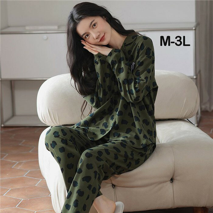 パジャマ レディース 前開き 春 秋 おしゃれ ルームウェア 可愛い 長袖 上下セット トップス パンツ ズ..