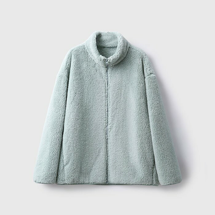 楽天市場】もこもこ（カラーグリーン）（コート・ジャケット