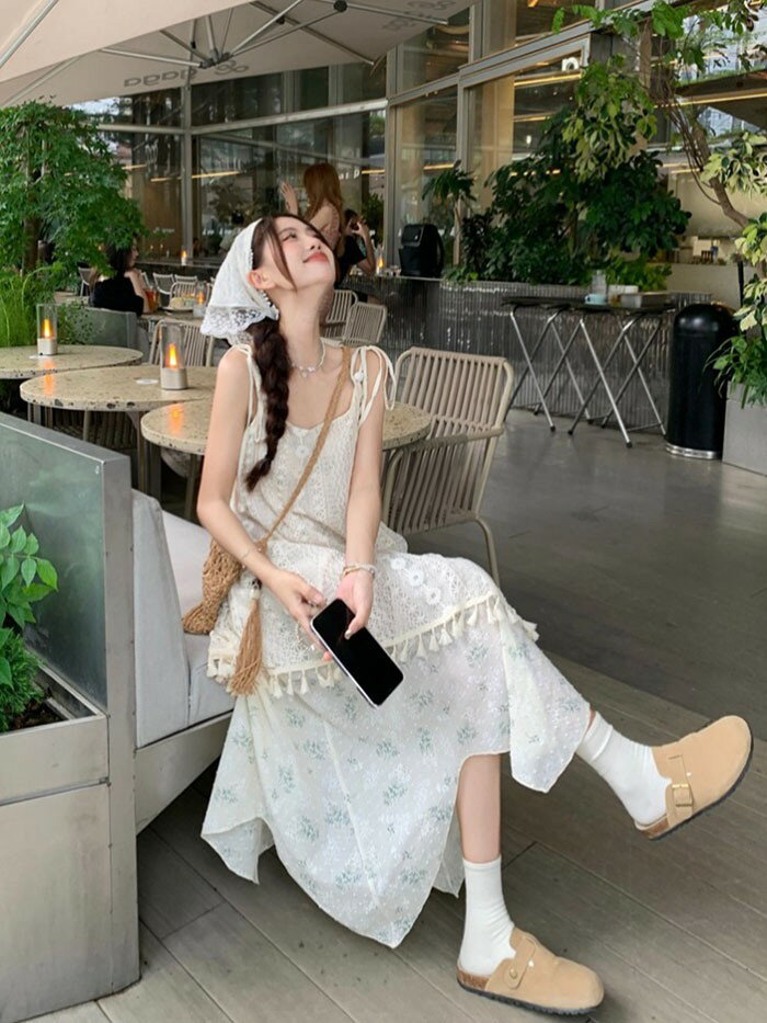 リゾートワンピ キャミソール キャミワンピ 大人可愛い 夏ワンピース 白ワンピース 小柄 レディース リゾート ワンピース オシャレ ロング丈 ロングワンピ 夏 パーティー ハワイ ハワイアン セクシー 結婚式 海外旅行 新婚旅行 ビーチ dg349n1n1m6