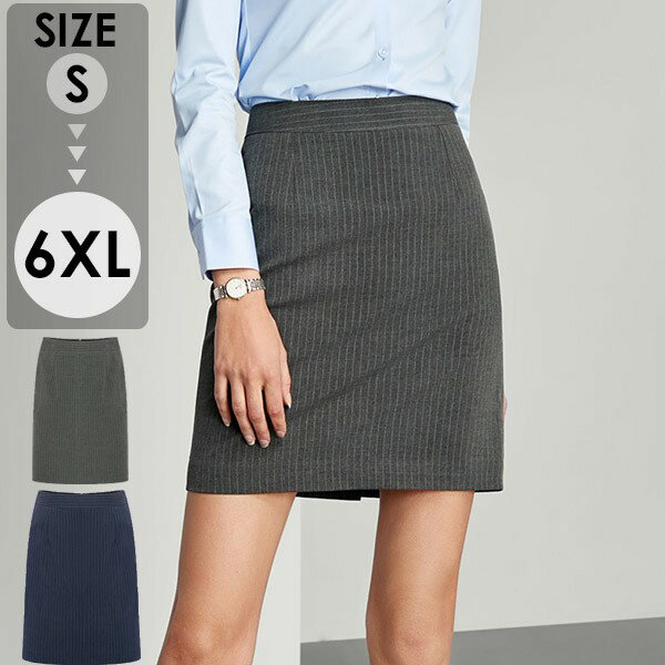 タイトスカート スリット入り ストレッチ スカート レディース フォーマル ストライプ ボトムス 大きいサイズ オフィス 事務服 スカート 夏 タイトスカート シワになりにくい 黒 洗える 単品 就活 通勤 春 夏 秋 制服 グレー ネイビー