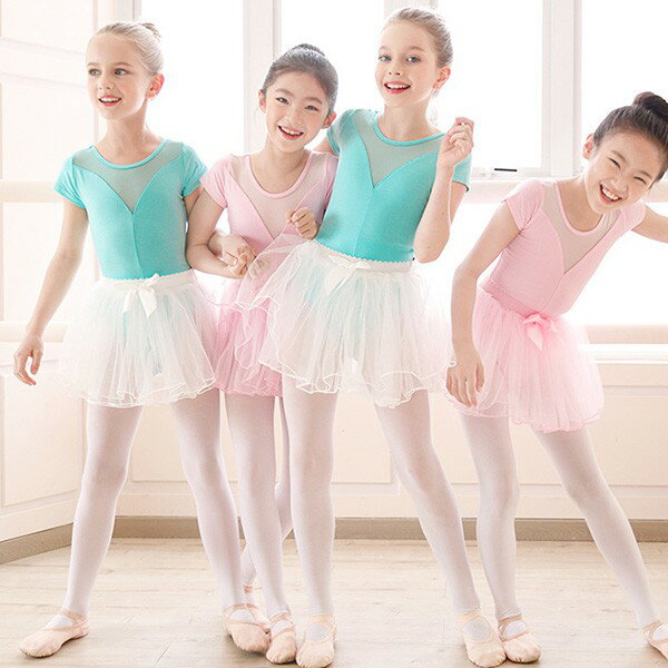 バレエ レオタード 子供 かわいい スカートなし スカート付き 半袖 長袖 バレエ用品 バレエ レオタード 子供 レッスン着 バレエセット 水色 黒 赤 大きいサイズ 110cm 120cm 130cm 140cm 150cm 160cm 170cm fd012s1s1m6