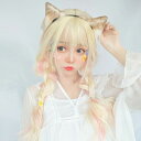 ウィッグ ロリータ風 原宿風 かつら 前髪 つけ毛 姫髪 レディース ゴールド コスプレ ウィッグ ハロウィン 耐熱 ウィッグ コスチューム ロング 小顔効果抜...