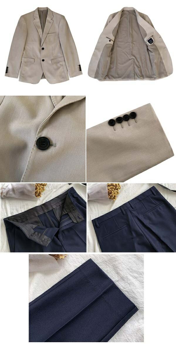 送料無料 メンズ スーツ 二つボタン ビジネススーツ suit 細身 スリムスーツ フォーマルスーツ 紳士服 二次会 結婚式 卒業式 入学式 面接 通勤 パーティー カジュアルスーツ 無地 春秋 上下セット スーツ ブラック ベージュ グレー ネイビー ダークベージュ