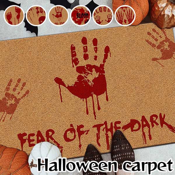カーペット 室内 絨毯 ハロウィン インテリア 洗える 屋内 吸水 滑り止め 防音 ドアマット 玄関マット 寝室 リビング びっくり おしゃれ オールシーズン 春 夏 秋 冬 個性的 40cm×60cm 50cm×80cm 60cm×90cm dt240t2