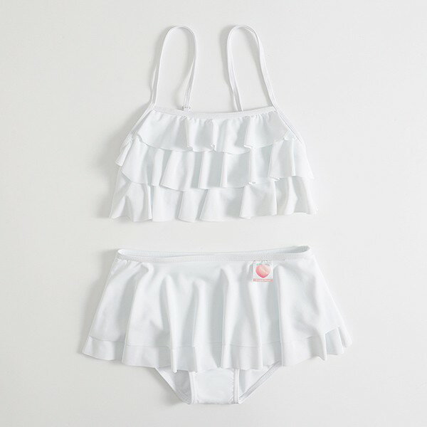 水着 上下セット ビキニ レディース フリル かわいい シンプル 黒 白 水着 着痩せ 学生水着 撮影 温泉 プール ビーチ S M L ec116t2t2t2