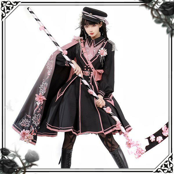 ミニロリ 軍服ロリータ ゴスロリ フルセット ...の紹介画像2
