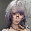 ウィッグ フルウィッグ パープル グラデーション ミディアム 女性 レディース ゆめかわ ロリータ ハロウィン ふんわり 前髪あり かつら コスプレ 可愛い 耐...