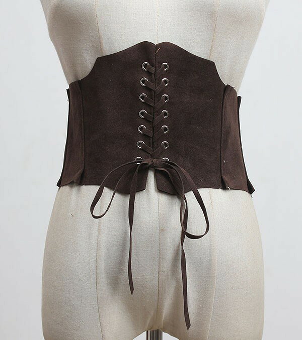 コルセット ベルト レースアップ メンズ レディース 中世 ヨーロッパ 貴族 男性用 女性用 男女兼用 ロリータ コスチューム ハロウィン コスプレ小道具 仮装 舞台 演劇 ステージ バロック ルネサンス ds084x1x1t2