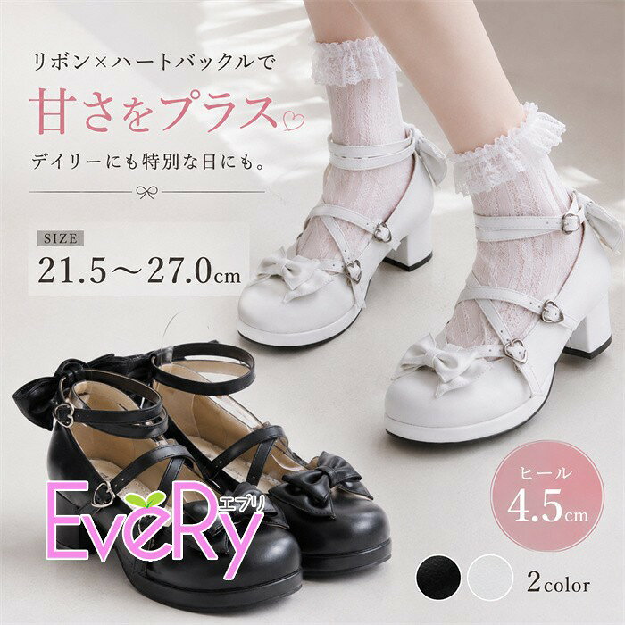 パンプスレディースメリージェーンリ...