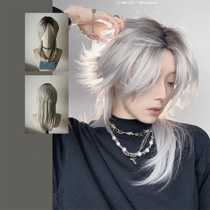 ウィッグ フルウィッグ ロング レディース ハロウィン ふんわり前髪 ぱっつん前髪あり ナチュラル 原宿風 かつら コスプレ 可愛い 耐熱ウィッグ コスチューム 仮装 大人用 普段使い イベント 女装 発表会 文化祭 学園祭 学芸会 舞台 演劇 変装 小道具 dp060z7z7m6