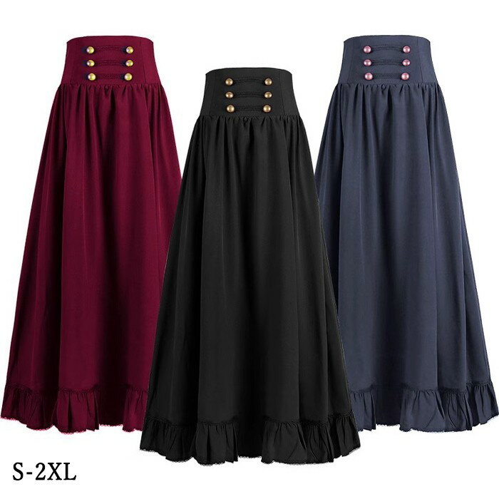 ゴシックスカート ハロウィン コスプレ レディース ショートスカート 中世紀欧風 スチームパンク 宮廷ダンス衣装 大人用コスチューム 中世ドラマ 仮装 ハイウエスト 舞台衣装 宮殿 お姫様 ステージ 演劇貴族 伯爵夫人 パーティー 変装 S M L XL 2XL mj036zbzbm4