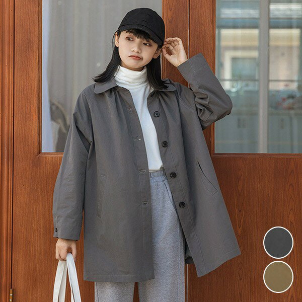 Rakuten - トレンチコート レディース 春コート 小柄 スプリングコート 着やせ かわいい トレンチ コート 春 秋 アウター 秋物 ベージュ 春服 30代 40代 50代 お宮参り 通勤 就活 韓国風 bi234zezet2