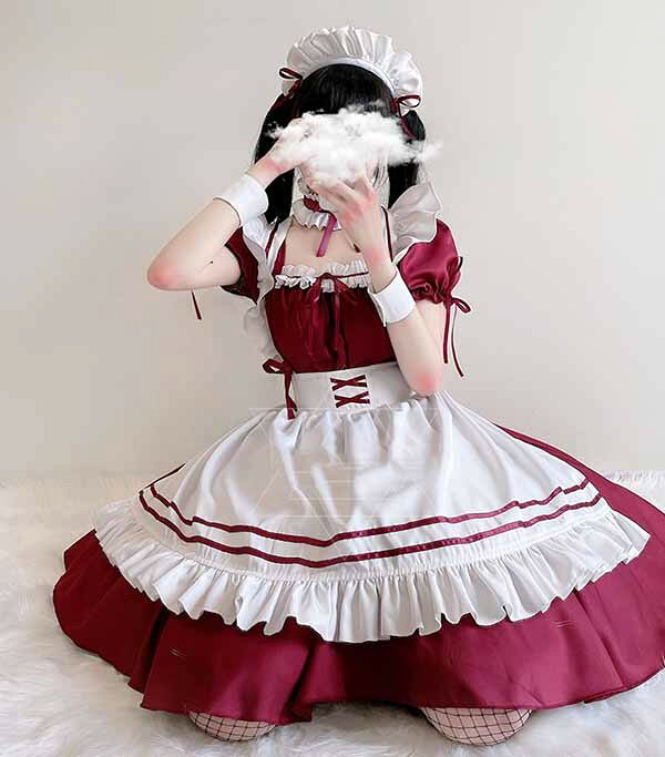 メイド服 可愛い コスプレ衣装 メイド コンカフェ 衣装 カチューシャ エプロン 大人 セクシー コスチューム ハロウィン コスプレ ウェイトレス コス ワンピース 女性 仮装 衣装 ゴスロリ 学園祭 文化祭 定番 オススメ イベント ds110zezet2 everysp-10013142 ドレス・ファッション エブリ サンプル画像3