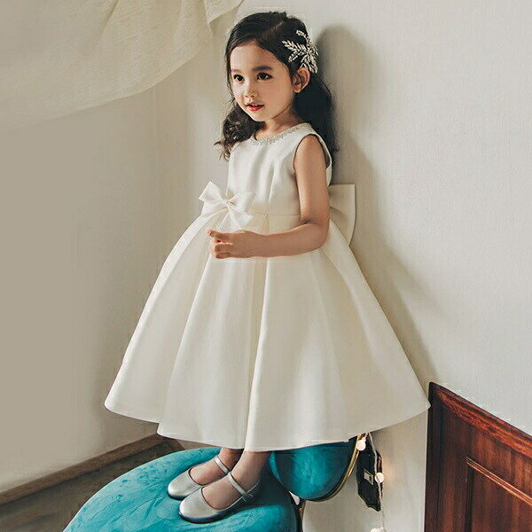 【期間限定！マスクプレゼント中】ピアノ発表会 中学生 ワンピース フラワーガール ベールガール リングガール キッズ ノースリーブ ドレス パーティー ショート丈 お姫様 発表会 ラウンド エレガント ワンピース 子供 ファスナー 女の子 フォーマル k5185zezet2