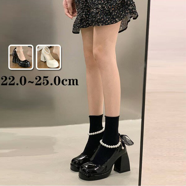 春ロリータ厚底ロリィタパンプスゴス...