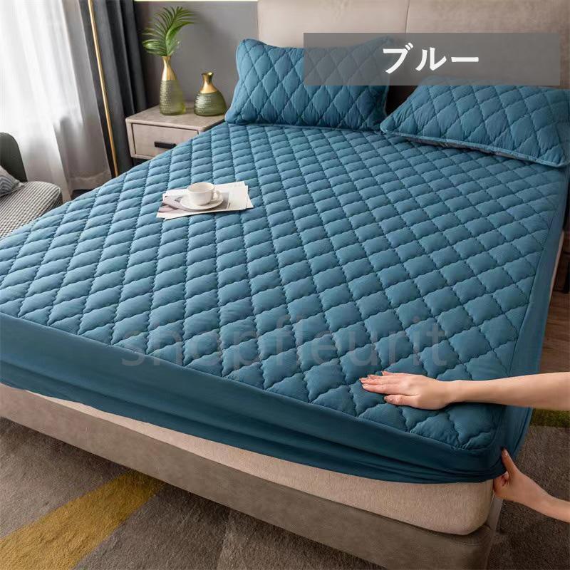 ボックスシーツ 一体型 防水シーツ パッド一体型ボックスシーツ セミシングル セミダブル ワイドダブル クイーン パッド一体型ボックスシーツ カバー 敷きパッド