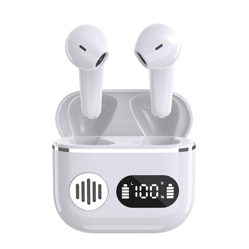 完全ワイヤレスイヤホン Bluetooth5.3 イヤホン インナーイヤー型 ブルートゥースイヤホン ENCマイク HiFi高音質