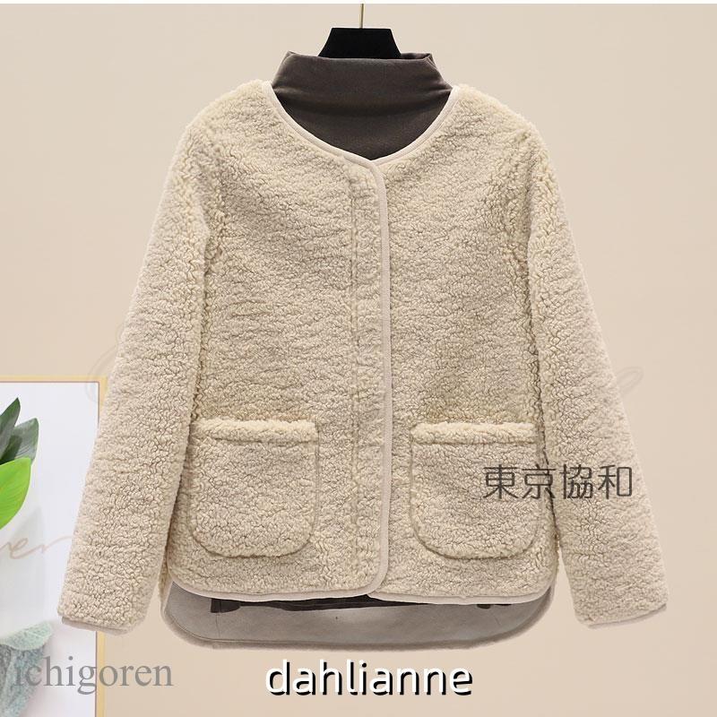 フリースジャケット レディース ノーカラーコート 長袖 ボアジャケット カジュアル もこもこ あったか アウター きれいめ おしゃれ