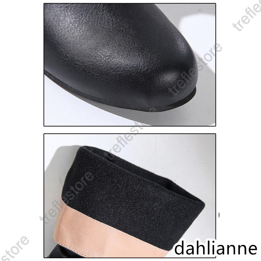 ロングブーツ レディース ロング丈 太ヒール スクエアトゥ トレンド PU ナウシカブーツ 大きいサイズ 美脚 おしゃれ 歩きやすい 履きやすい ミドル