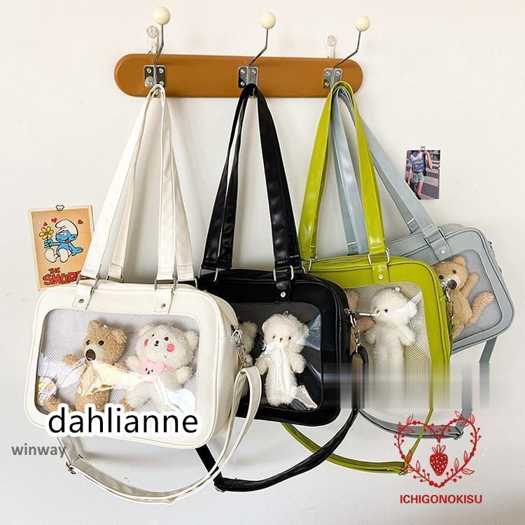 痛バッグ 痛バ ショルダーバッグ トートバッグ バッグ カバン ビニールバッグ レディース ガールズ 推し活 イベント 制服 コスプレ