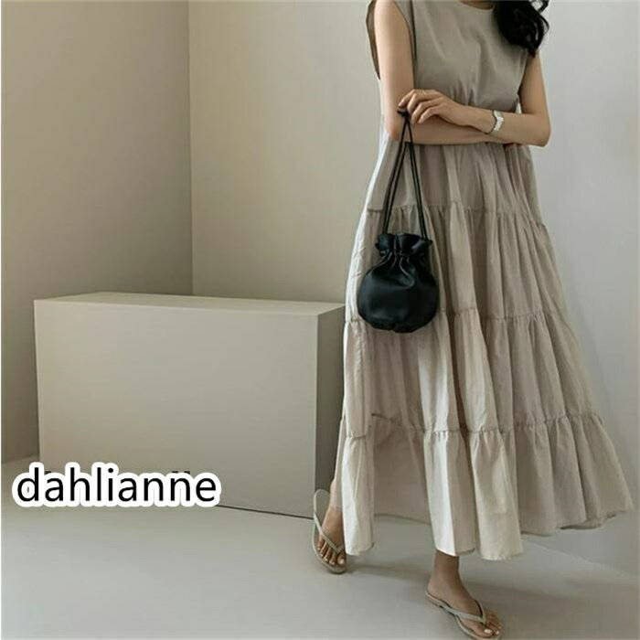 ワンピース レディース 夏 ノースリーブ ロングワンピース マキシ丈 フレア Aライン 上品 大人 通勤 お洒落 ゆったり 体型カバー マキシワンピース 30代 40代