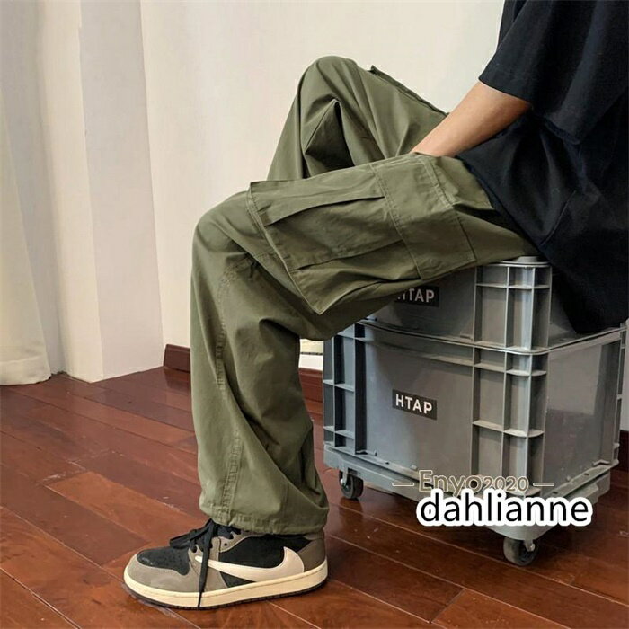 Cargo Pants - カーゴパンツ メンズ パンツ ロングパンツ ワークパンツ ポケット 薄手 ズボン ミリタリーパンツ アウトドア かっこいい カジュアル