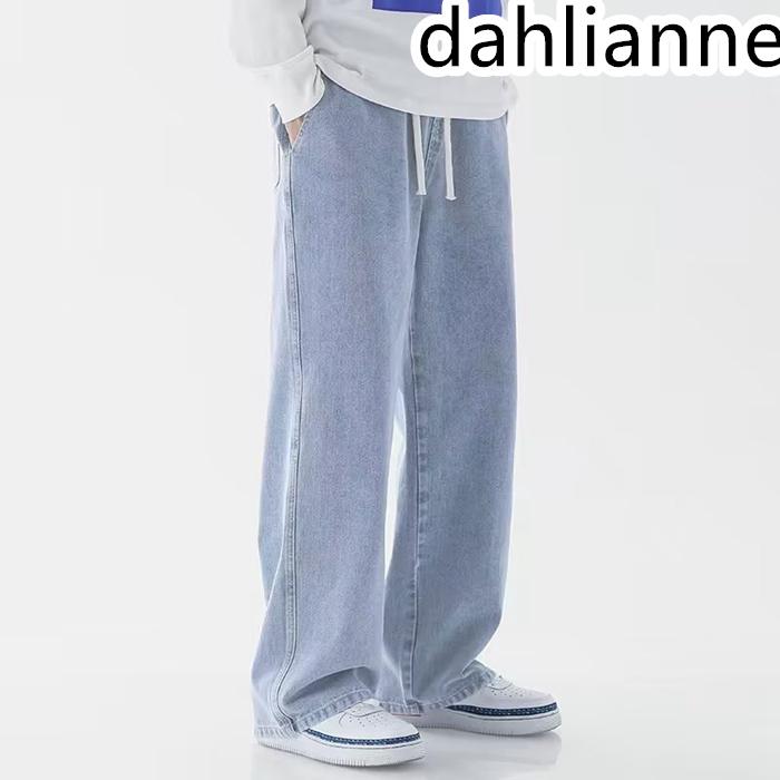 デニムパンツ ジーンズ メンズ ワイド　デニム ゆったり ストレート カジュアル ワイドレッグ パンツ ズボン メンズ ロングパンツ