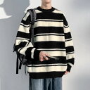 ニット セーター メンズ 長袖 トップス カットソー ボータ柄 秋 冬 秋服 秋物 冬 冬服 冬物 メンズニット ゆったり おしゃれ 誕生日 プレゼント 暖かい...