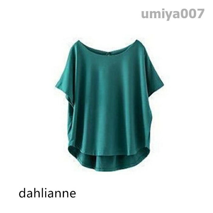 Tシャツ レディース トップス カットソー Uネック バックタック 夏 夏服 半袖 ゆったり tシャツ 吸水 速乾 母の日 おしゃれ