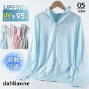 日焼け止め服 レディース パーカー UVカット 薄手 フード付き 長袖 紫外線対策 ラッシュガード 水着素材 接触冷感 スポーツ 海水浴