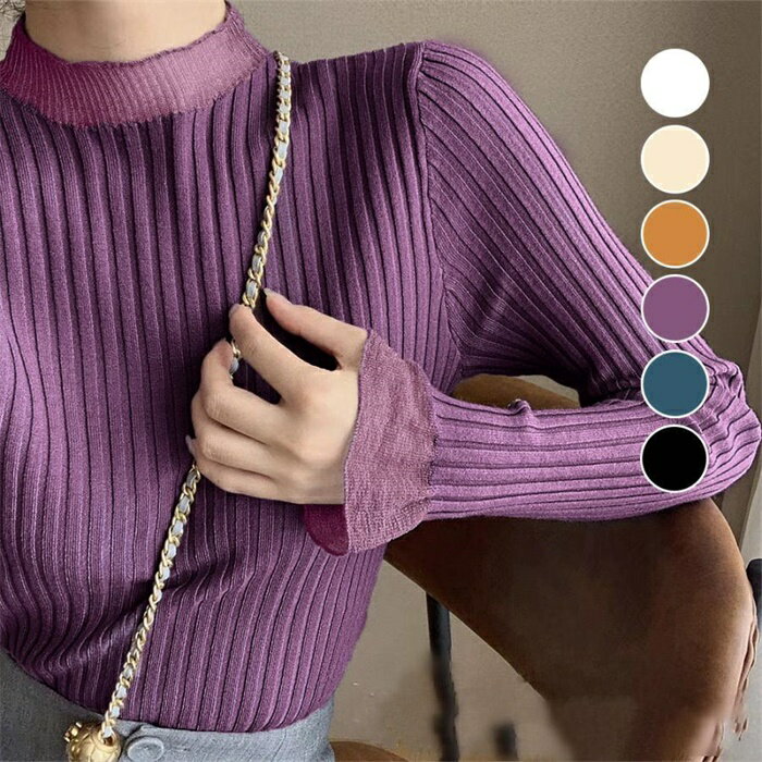 長袖 ニットセーター レディース レース【ゆうパケット】(4.0)