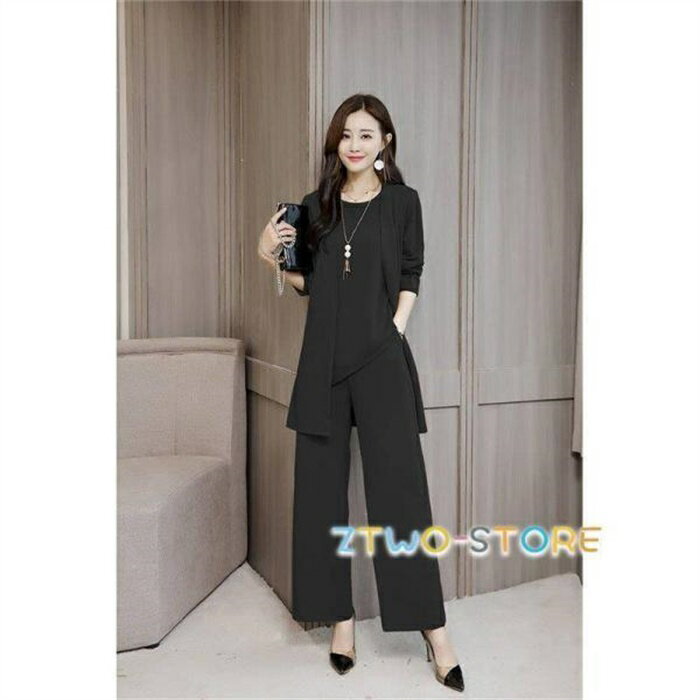 セットアップ レディース 3点セット 秋コーデ パンツスーツ レディース ゆったり 体型カバー フォーマル ジャケット 結婚式 卒業式 入学式 着痩せ 通勤 OL 新品